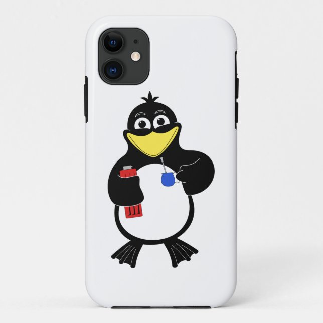Cartoon penguin Case-Mate iPhone case (Back)