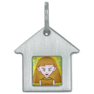 Cartoon Pet ID Tag