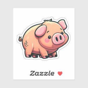 Cartoon pig illustration
