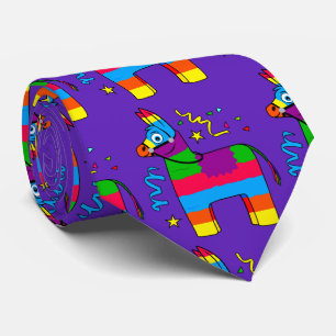 Cartoon Pinata Burro Tie