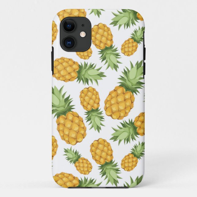 Cartoon Pineapple Pattern Case-Mate iPhone Case (Back)
