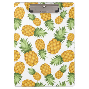 Cartoon Pineapple Pattern Clipboard