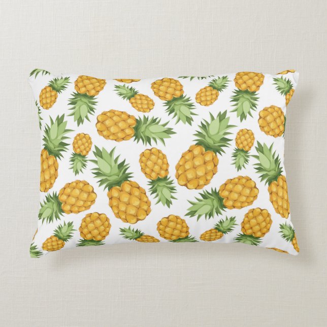 Cartoon Pineapple Pattern Decorative Cushion (Front)