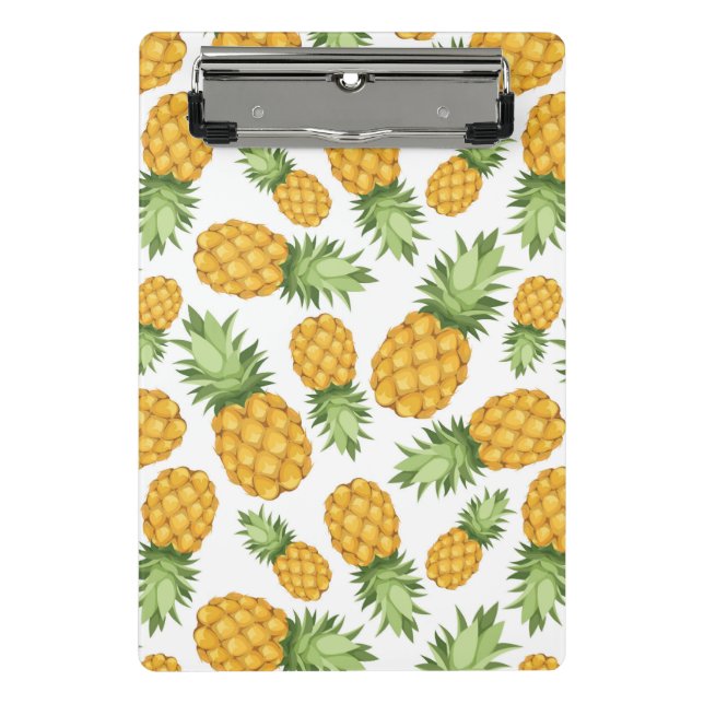 Cartoon Pineapple Pattern Mini Clipboard (Front)