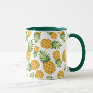 Cartoon Pineapple Pattern Mug