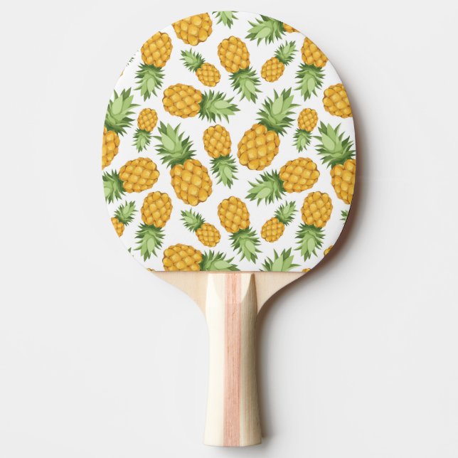 Cartoon Pineapple Pattern Ping Pong Paddle (Front)