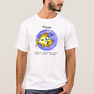 Cartoon Pisces Fish eating Fish T-Shirt