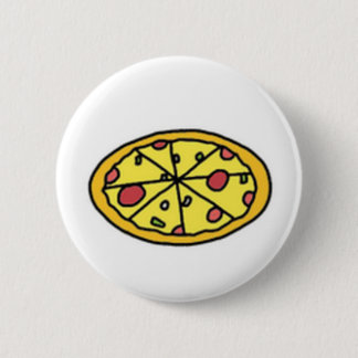 Cartoon Pizza Cutie Button