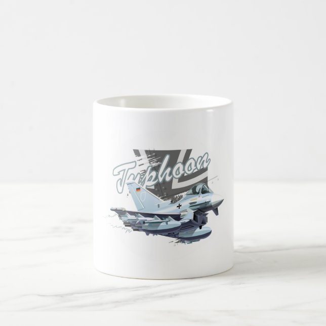 Cartoon plane coffee mug (Center)