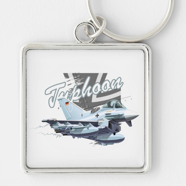Cartoon plane key ring (Front)