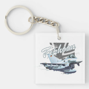 Cartoon plane key ring