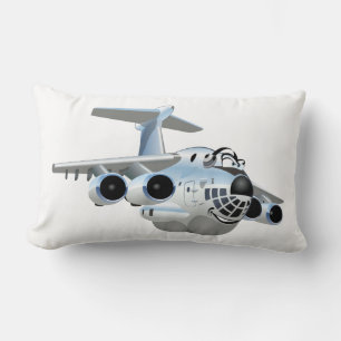 Cartoon plane lumbar cushion