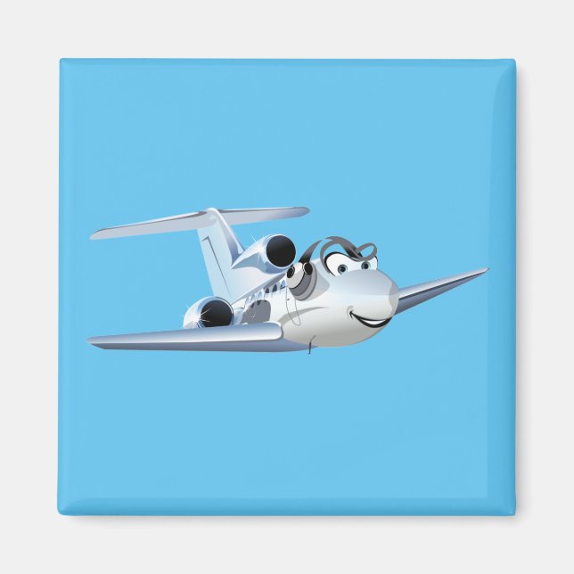Cartoon plane magnet (Front)