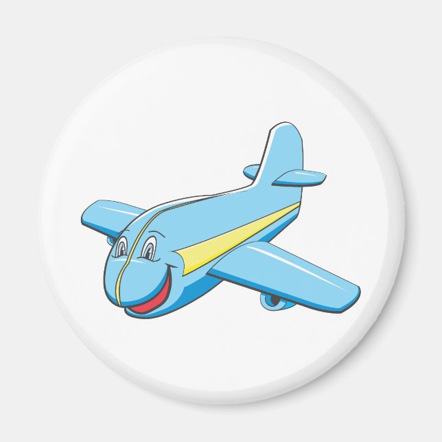 Cartoon plane magnet (Front)