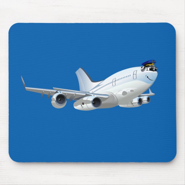 Cartoon plane mouse pad (Front)