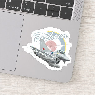 Cartoon plane sticker