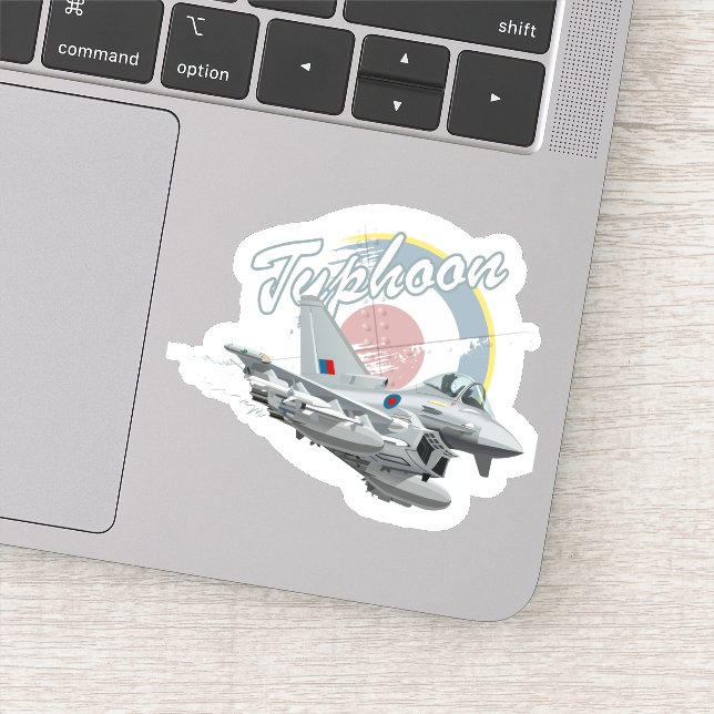 Cartoon plane sticker (Detail)