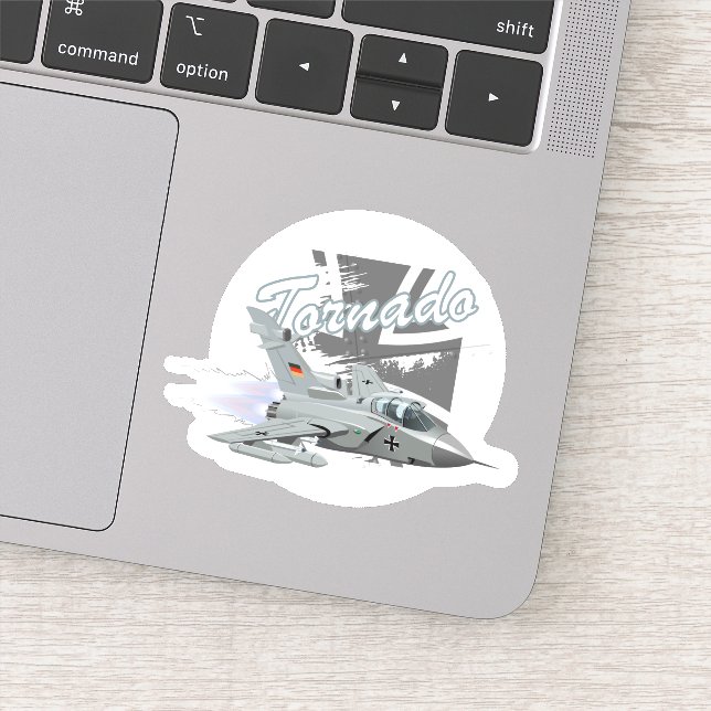 Cartoon plane sticker (Detail)