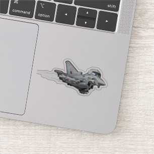 Cartoon plane sticker