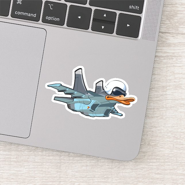 Cartoon plane sticker (Detail)