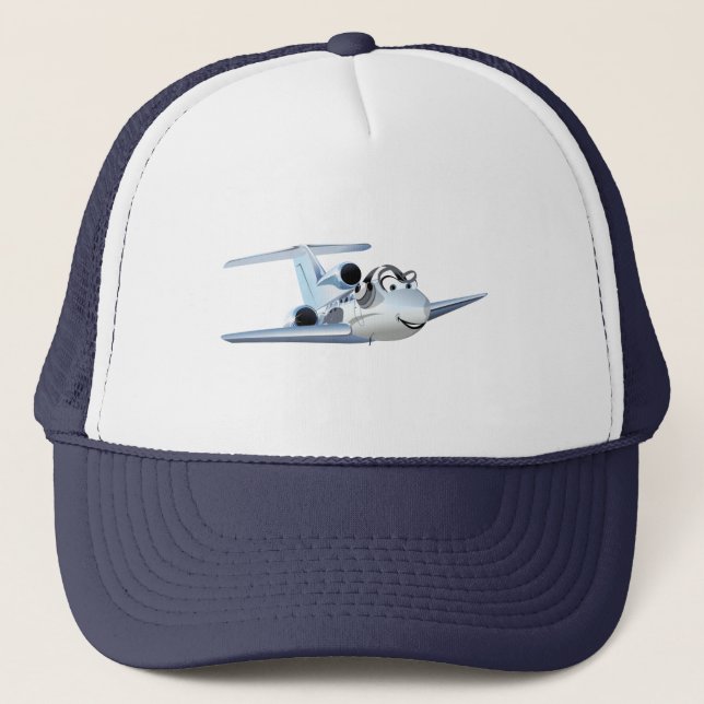 Cartoon plane trucker hat (Front)