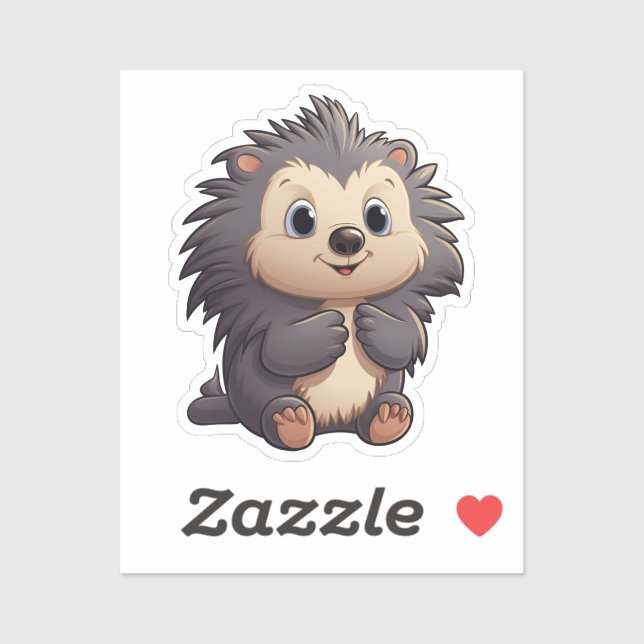 Cartoon porcupine illustration (Sheet)