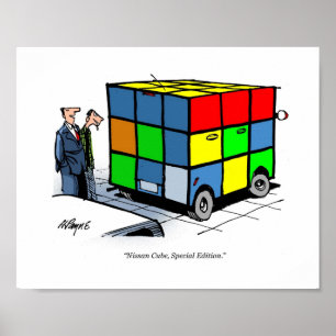 CARtoon print Nissan Cube
