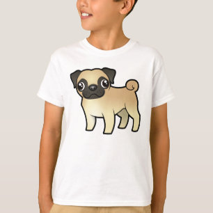Cartoon Pug T-Shirt