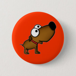 Cartoon Puppy 6 Cm Round Badge
