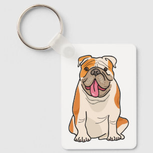 Lovely English Bulldog Keychain English Bulldog Bag Charm -  Australia