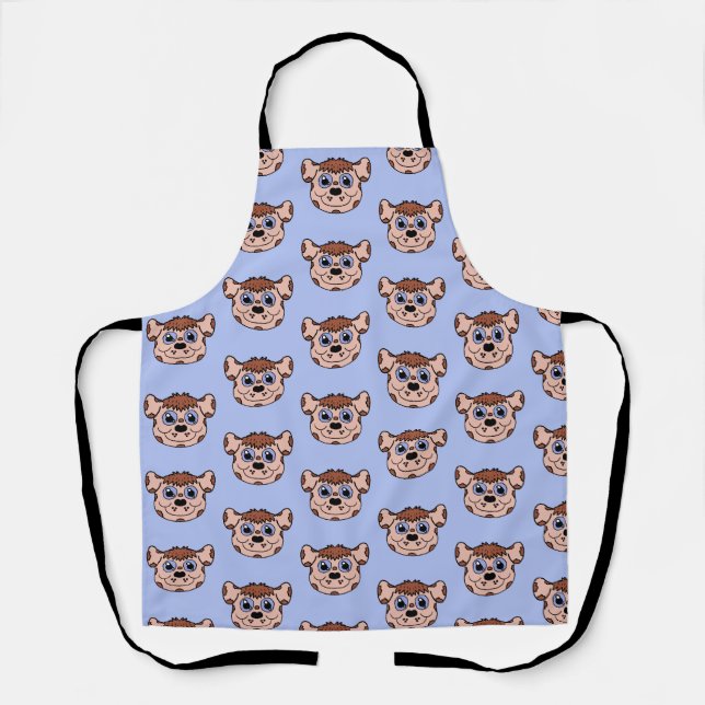 Cartoon Puppy head Apron (Front)
