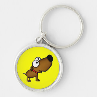 Cartoon Puppy Key Ring