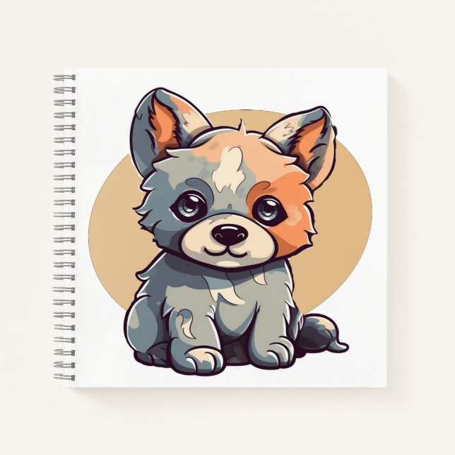 CARTOON PUPPY NOTEBOOK (Front)
