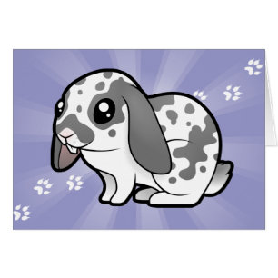 Cartoon Rabbit (floppy ear smooth hair)