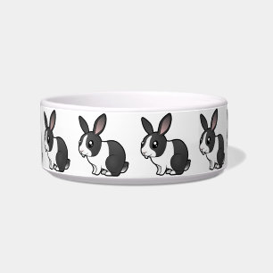 Cartoon Rabbit (uppy ear smooth hair) Bowl