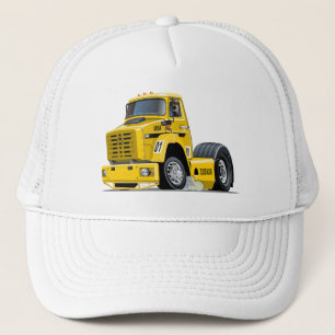 Cartoon Racing truck Trucker Hat