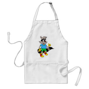 Cartoon Racoon Standard Apron