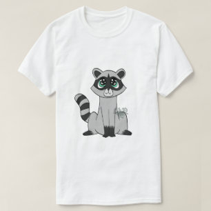 Cartoon Racoon T-Shirt