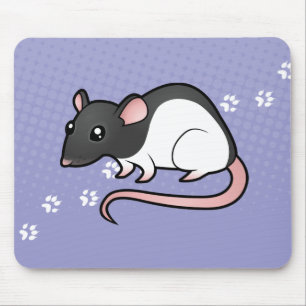 Cartoon Rat Mouse Pad