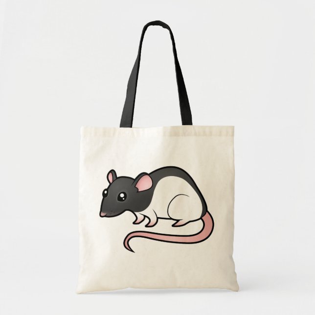 Cartoon Rat Tote Bag (Front)