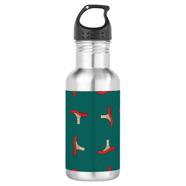 Cartoon Red Mushroom 710 Ml Water Bottle (Front)