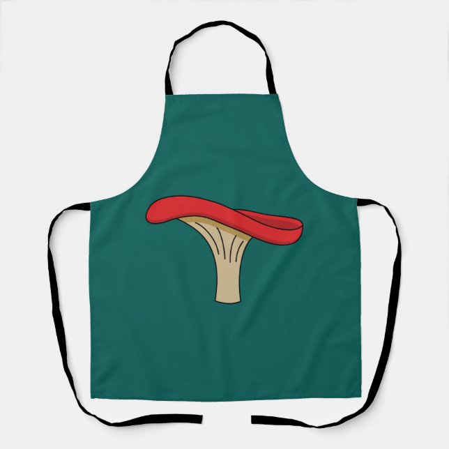Cartoon Red Mushroom Apron (Front)