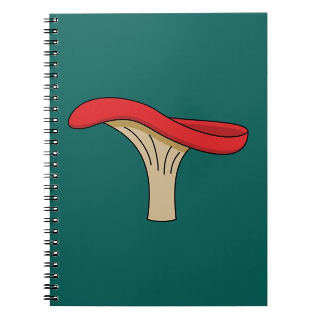 Cartoon Red Mushroom Notebook (Front)