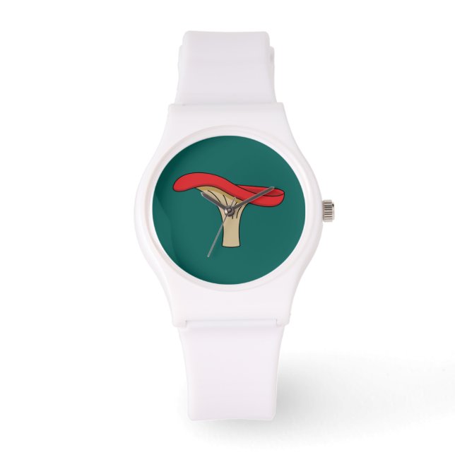 Cartoon Red Mushroom Watch (Front)