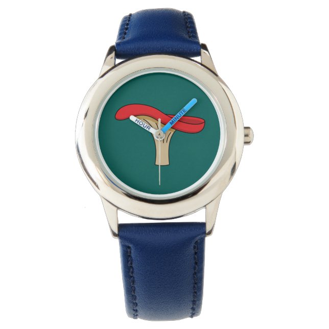Cartoon Red Mushroom Watch (Front)