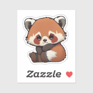 Cartoon red panda illustration