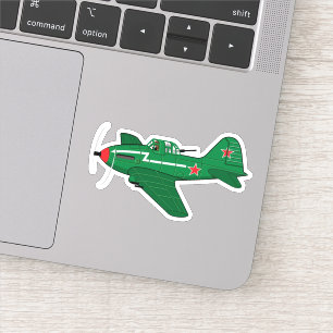 Cartoon retro aeroplane