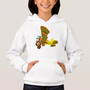 Cartoon retro aeroplane