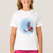 Cartoon retro aeroplane