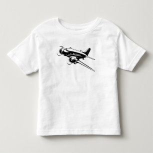 Cartoon retro aeroplane toddler T-Shirt